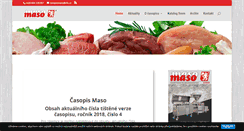 Desktop Screenshot of maso.cz